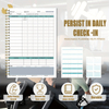 Exercise Log Book with Calendar Nutrition & Progress Tracker Fitness Workout Journal and Planner for Men and Women