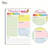 Teacher's Daily Planner Pad - Ultimate Weekly Organizer with Top Priorities To-Do List Notes Section