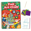 Foil Art Christmas DIY Toy No Mess Creative Travel Supply Set Idea Birthday Christmas Valentine Gift for Girl Boy Children
