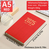 Custom A5 180 Sheets 2025 Daily & Monthly Softcover Planner Perfect for Daily Scheduling Office And School Use