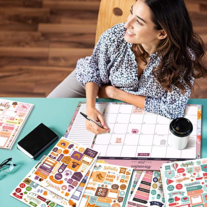 Monthly Weekly Daily Planner Sticker Set Custom Sticker Sheet Weekly Planner Sticker Value Pack 