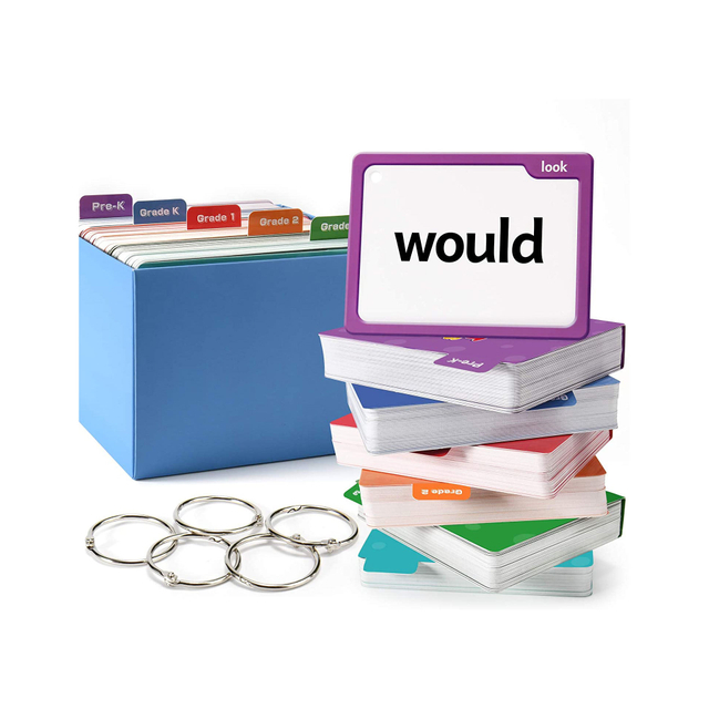 Printed Phonics Customize Sight Words Flash Cards Flash for Kids Educational