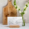 Double Sided Recipe Card Paper Kraft Paper Blank Note Cards