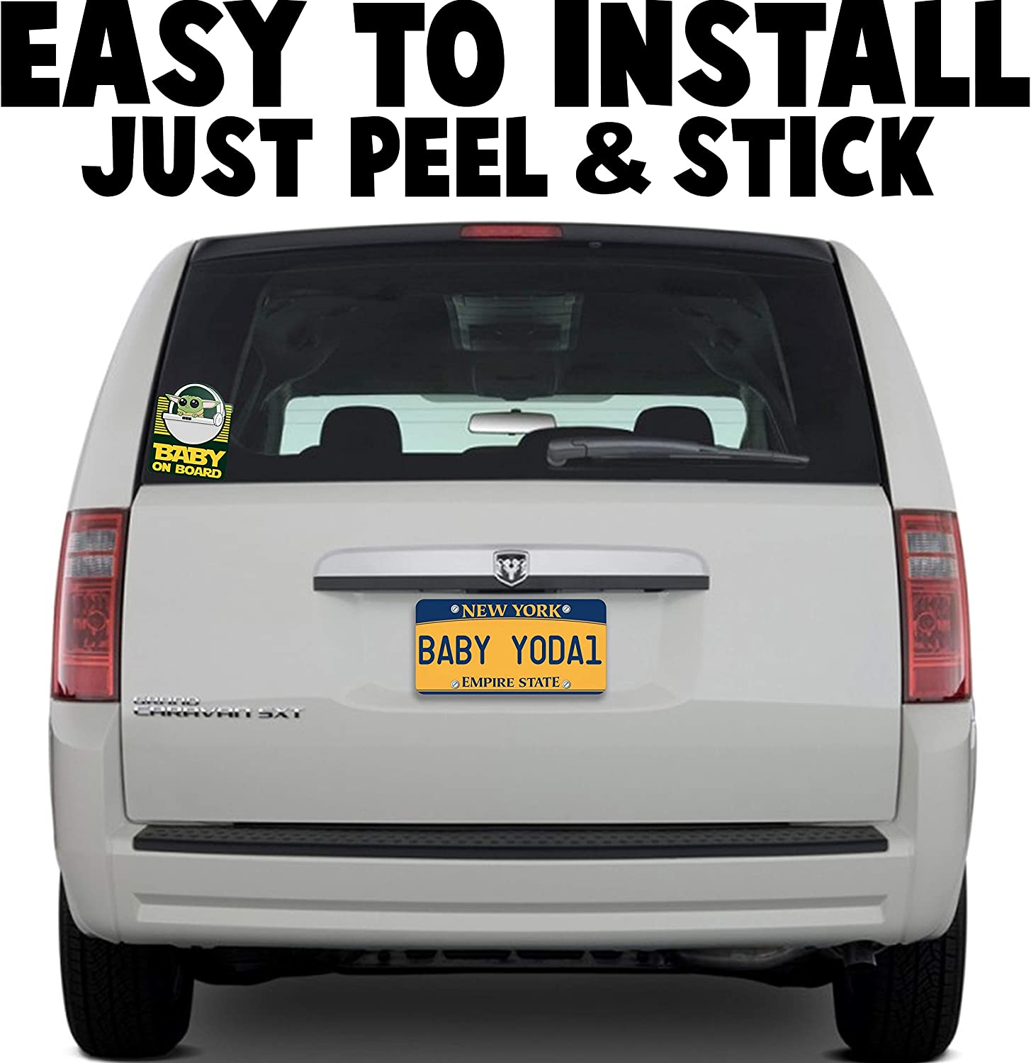 Baby Yoda Car Decals Stickers Vinyl Custom For Cars
