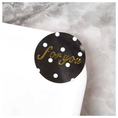 Custom Transparent Labels Packaging Adhesive Sticker Waterproof Stickers for Food Bottle Kitchen Mark Packing Bags Box Present 