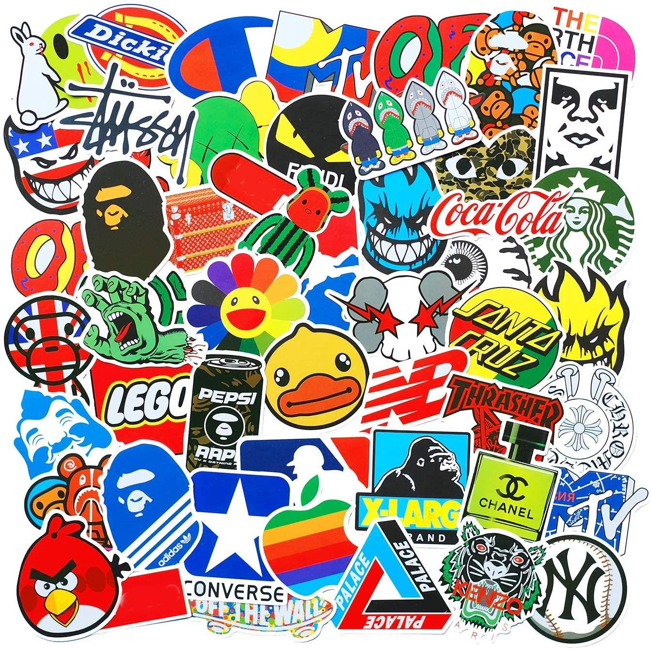 Waterproof Custom Die Cut Printing Company Logo Cartoon Custom Design PVC Proof Vinyl Sticker