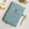 A5 Deer Head Design Soft PU Leather Hardcover Journal Diary Notebook with Ruled Papers 100sheets/200pages And Ribbon Bookmark