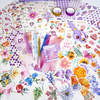 Purple Scrapbook & Diary Kits Journal Kit for Girls Creative Writing Scrapbook Kit with Multiple Accessories