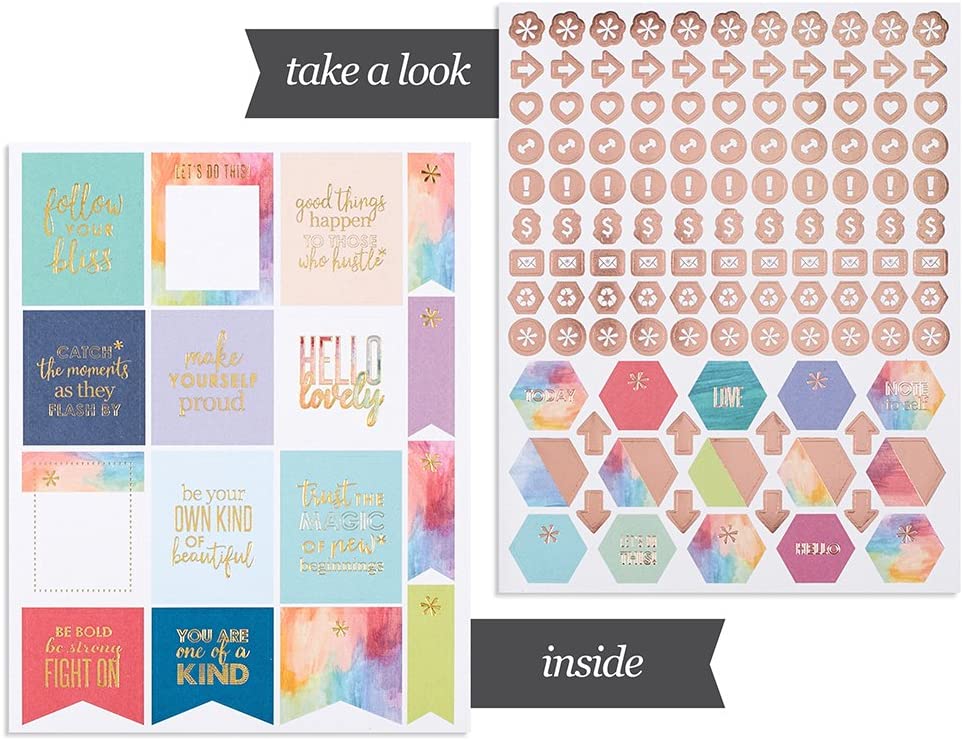 Colorful Planner Sticker Book Sheets Decorate