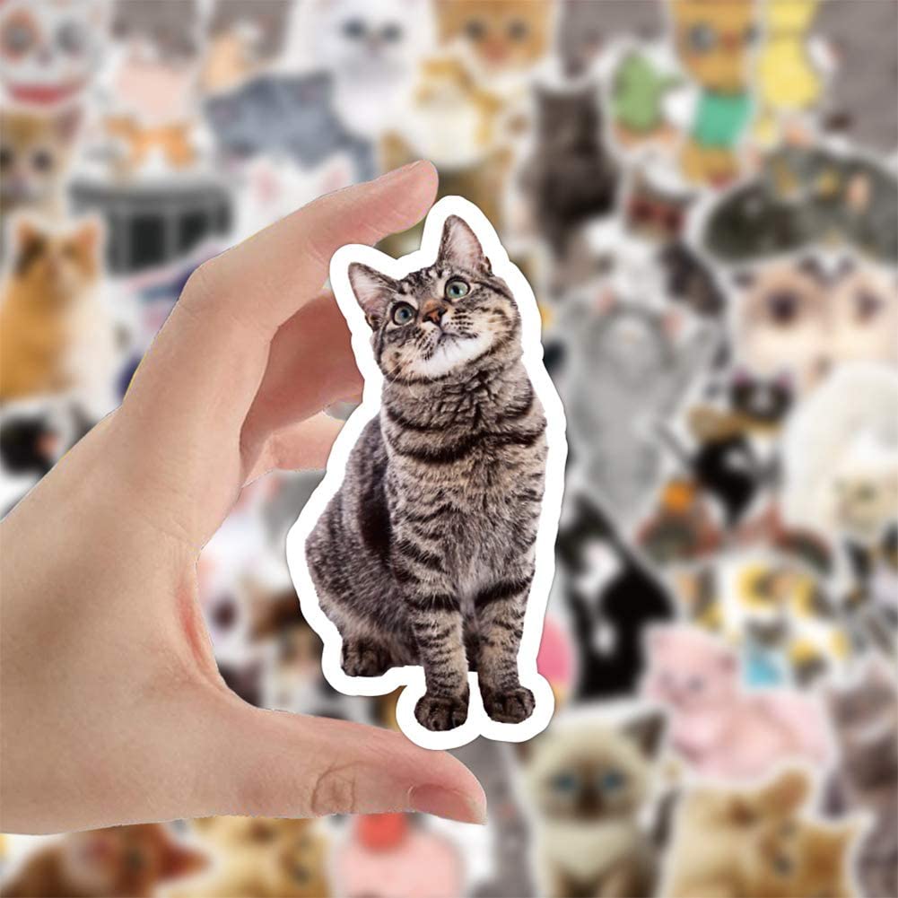 Cute Simons Cat Decal Waterproof Vinyl Stickers