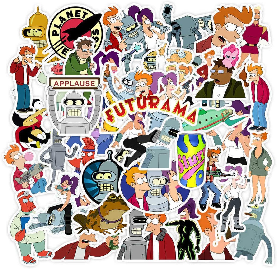 Futurama Laptop Vinyl Cartoon Stickers for Kids Anime Sticker