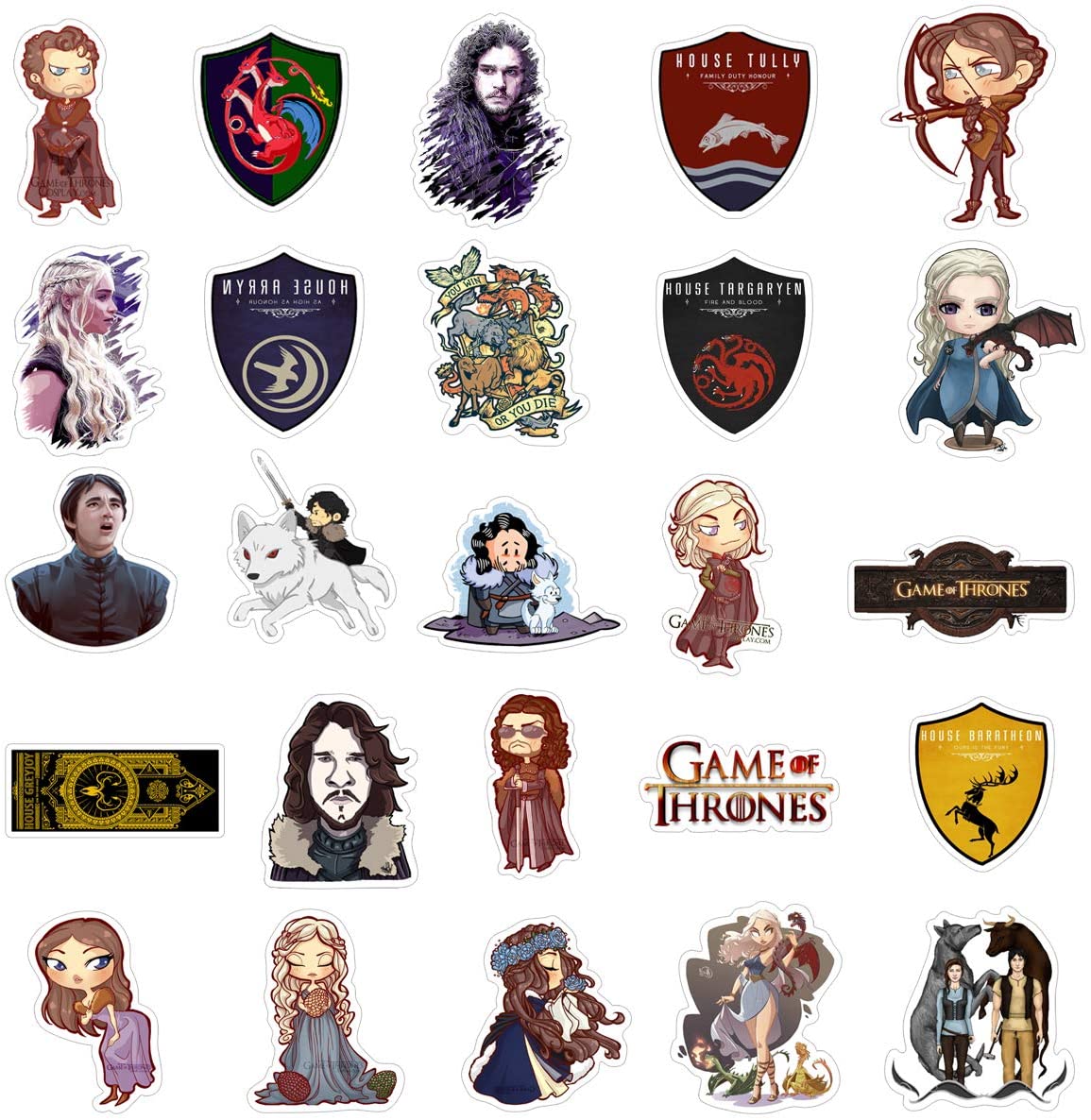Game of Thrones Sticker For Luggage Car Laptop Decals Vinyl Stickers