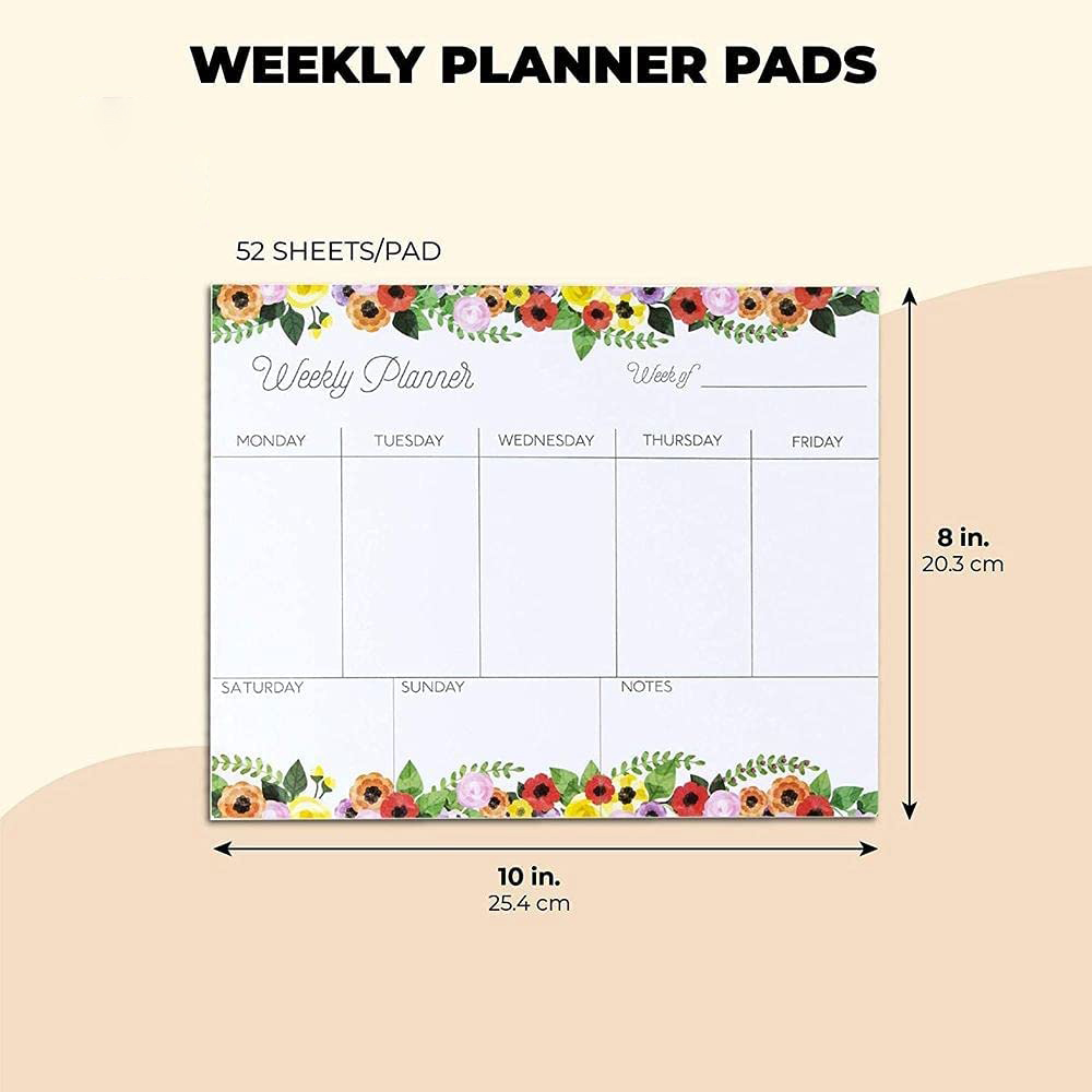 Weekly Daily To Do List Meal Planning Note Pad Notepad