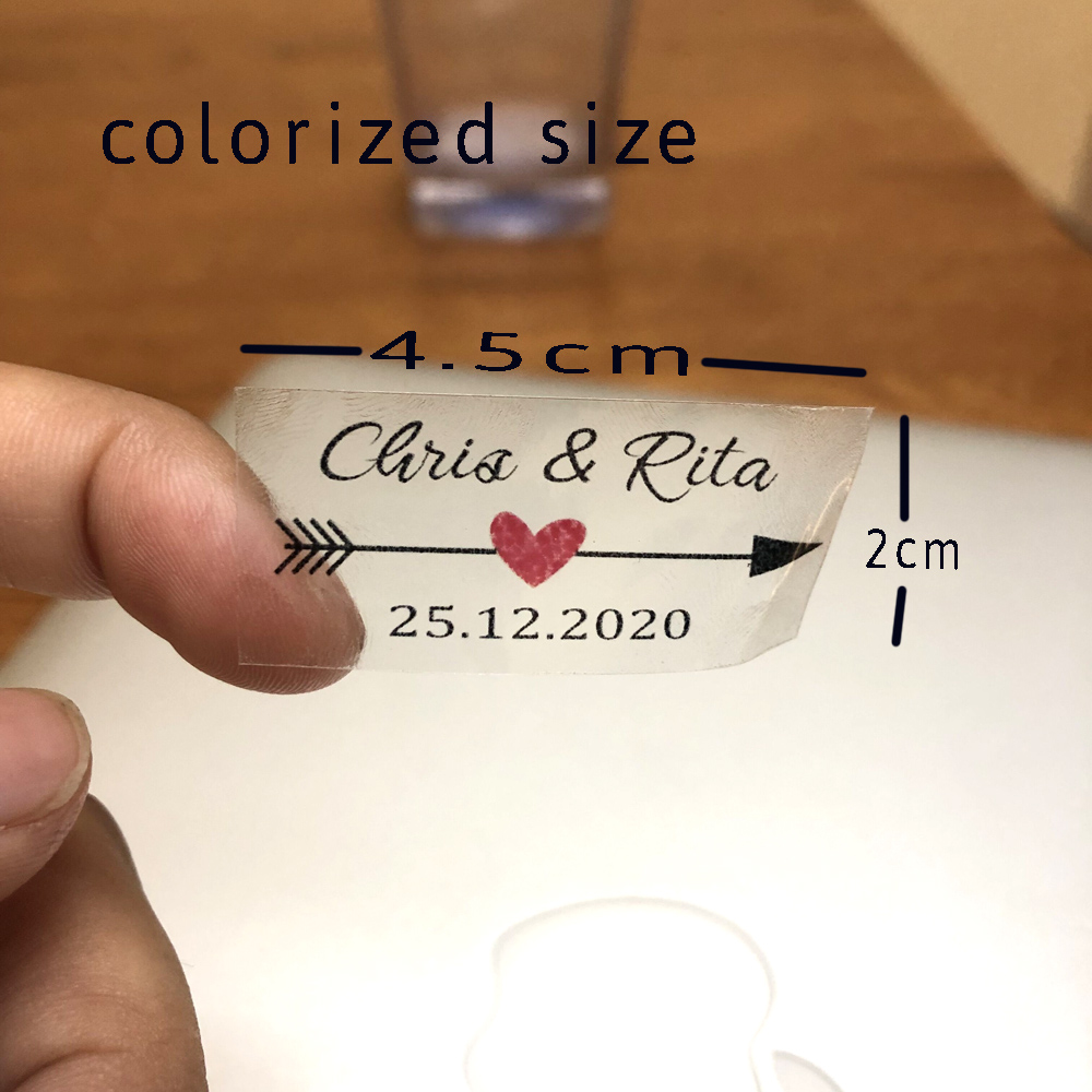 Custom Transparent Label 
