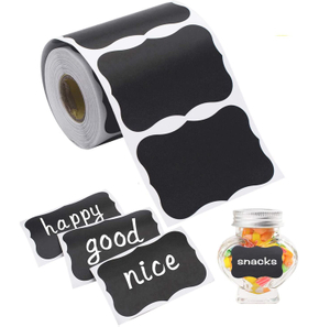 Packaging Chalkboard Labels Water Proof Reusable Blackboard Stickers