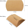 Custom Size Kraft Paper Pillow Boxes