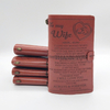 Old Vintage To My Daughter Sfot Leather Journal Refillable A6 Brown Custom Travel Journal Diary