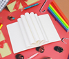 Colored Edges School Notbook for Students, Sturdy Durable Kraft Cover Exercise Book Notebooks for Primary