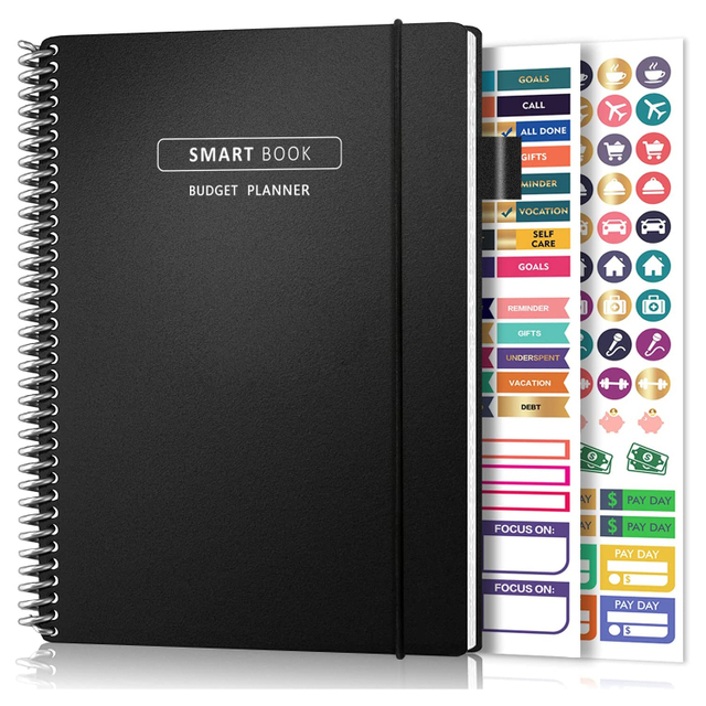 Smart Reusable Budget Planner Financial Organizer with Expense Tracker Notebook