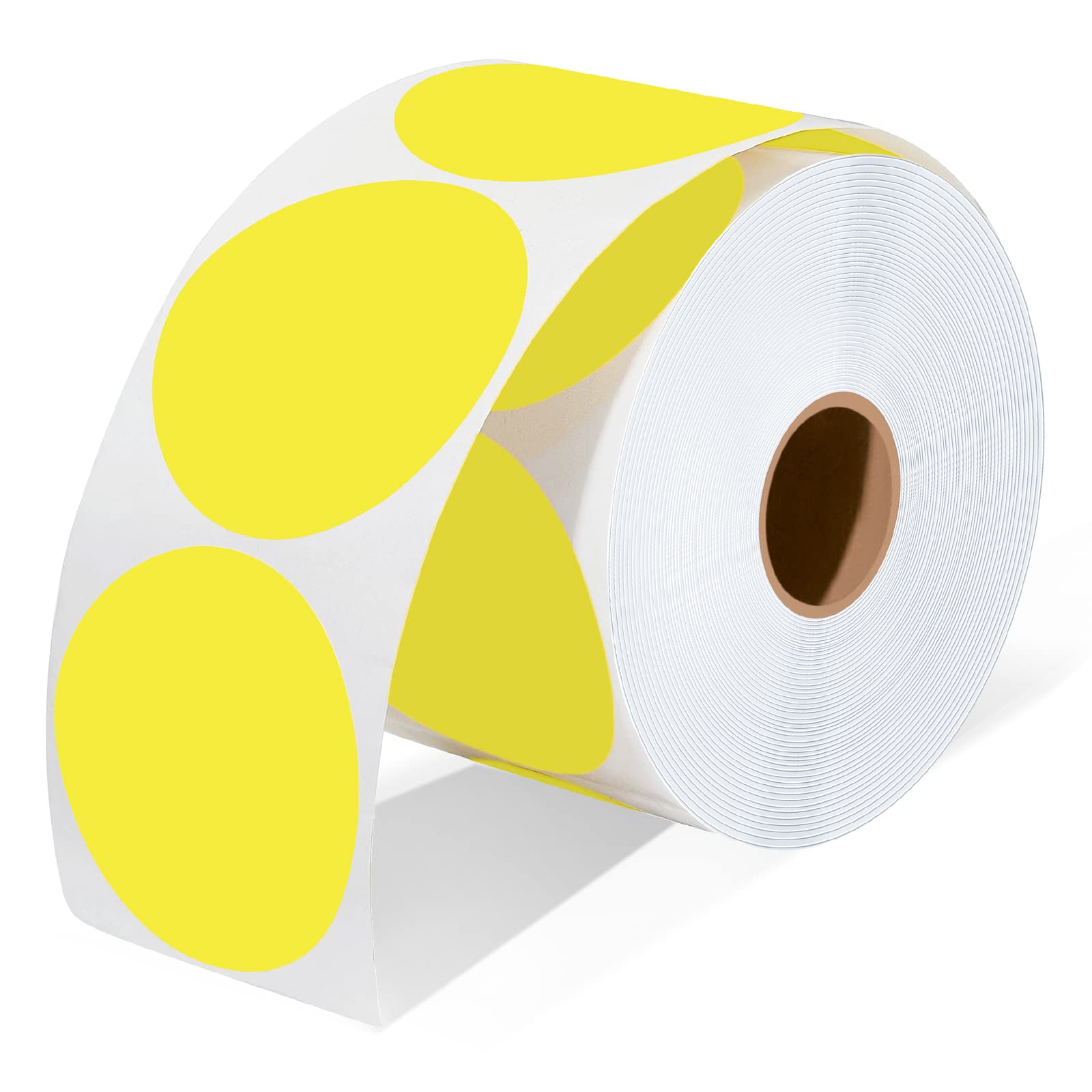 Self-Adhesive Vinyl Waterproof Logo Custom Multi-color 2" Round Circle Sticker Labels for Thermal Printer