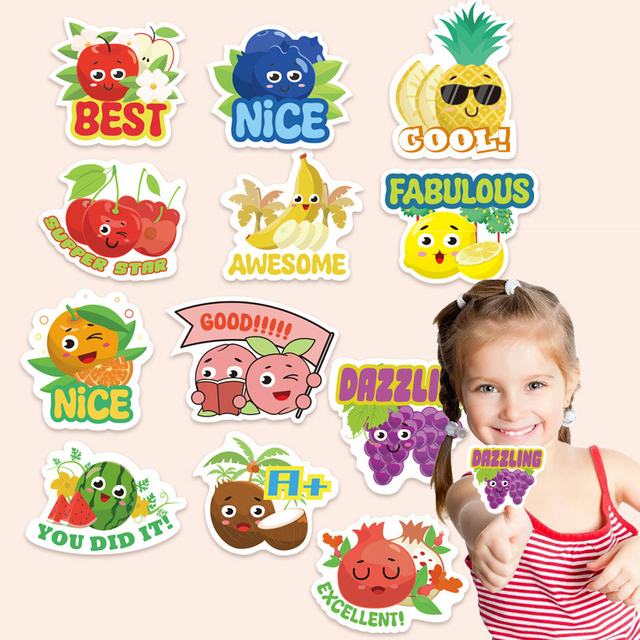 Fruity Scratch And Sniff Smelly Scented Motivational Stickers Reward Stickers Incentive Positive Stickers for Student