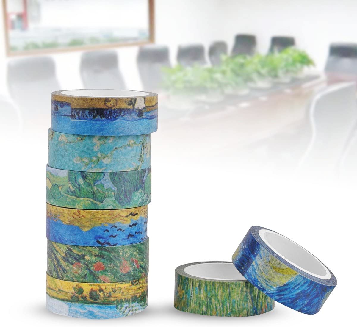 Custom Stickers Inspired Washi Tape Flower Sticker Sheet for Arts DIY Crafts Gift Wrapping Scrapbook