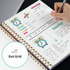 Minimalist A4 Spiral Notebook 120 GSM Dotted Paper Hardcover Journal for Work School and Personal Notes