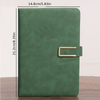 A5 Soft Cover Faux Leather Notebook Meeting Notes Business Journaling Scrapbook