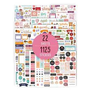 Monthly Weekly Daily Planner Sticker Set Custom Sticker Sheet Weekly Planner Sticker Value Pack 