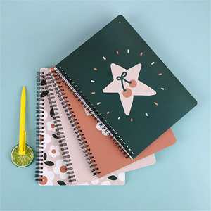 Custom Spiral Hardcover Printed A5 Notebook Journal College Ruled Lined Notebook White Paper for Students