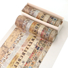  Custom Printing Roll Aesthetic Decorative Tapes for Journal, Vintage Washi Tapes