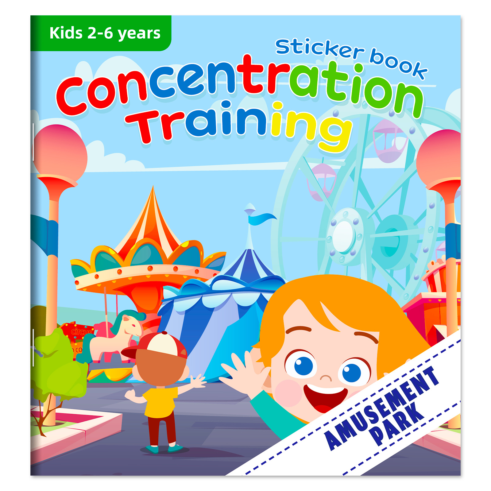 Children\'s Sticker Book Quiet Baby Story Books With 20+ Design 