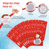 Christmas Scratch Off Cards Stickers Christmas Party Games Vouchers Festive Raffle Tickets Holiday Business Prize Drawings for Kids Adults Families Events