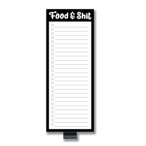 50 Sheets Food & Grocery List Magnetic Notepad Shopping Lists Note Pad Memo for Fridge