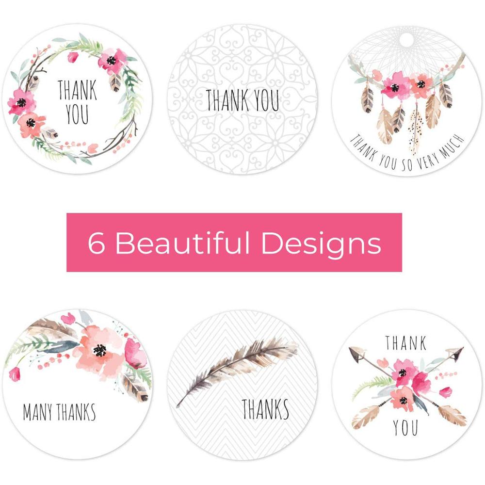 Thank You for Supporting My Small Business Stickers Packaging Label for Custom Roll Sticker Label Printing