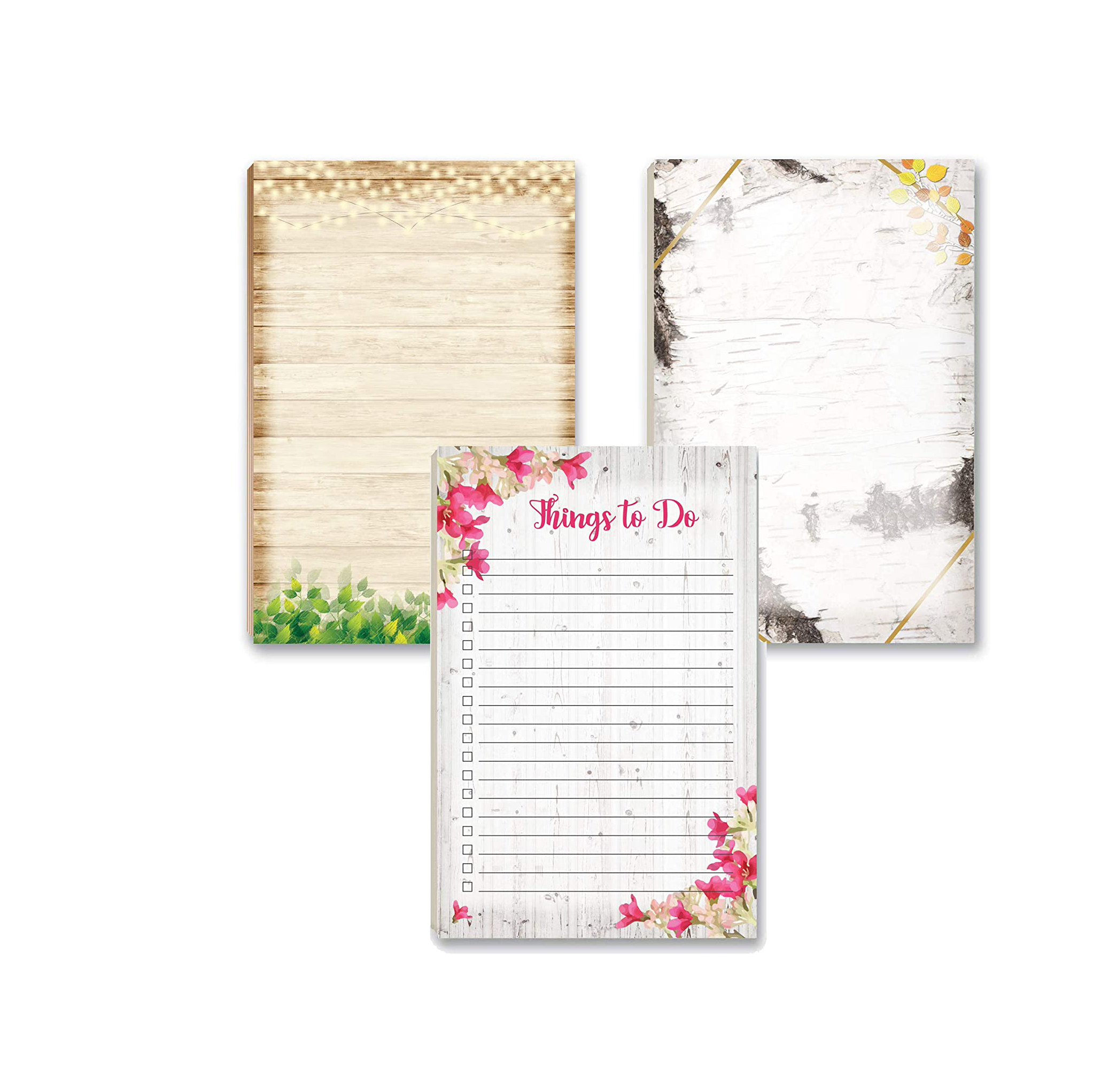3 Pack To Do List Notepads Customized Large 5.5x8.5 Notepads Tear Off To Do List Notepad