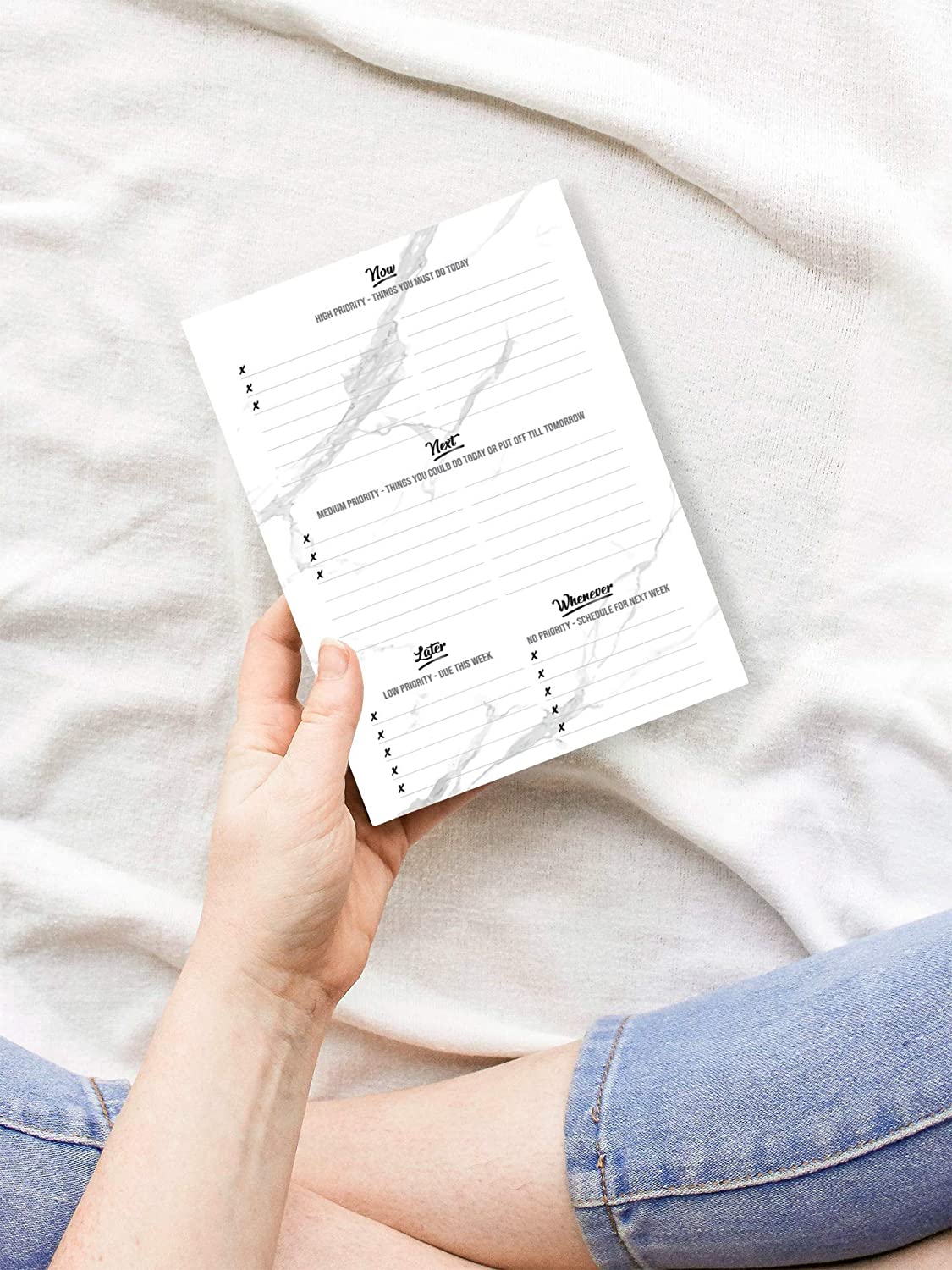 Task To Do Note Pad Planner Daily To-Do List Note Pad Paper Checklist Notepad Tear Off Reminder for Desk