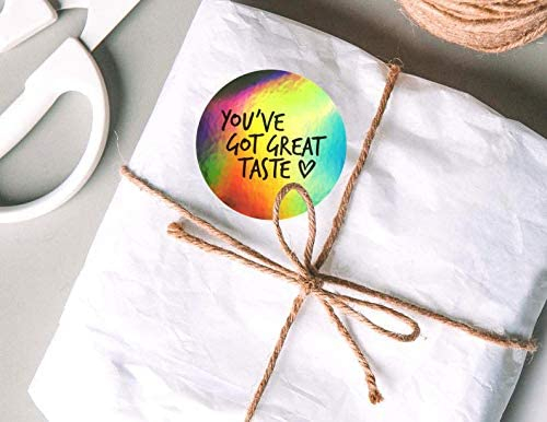 Custom Holographic Thank You Stickers