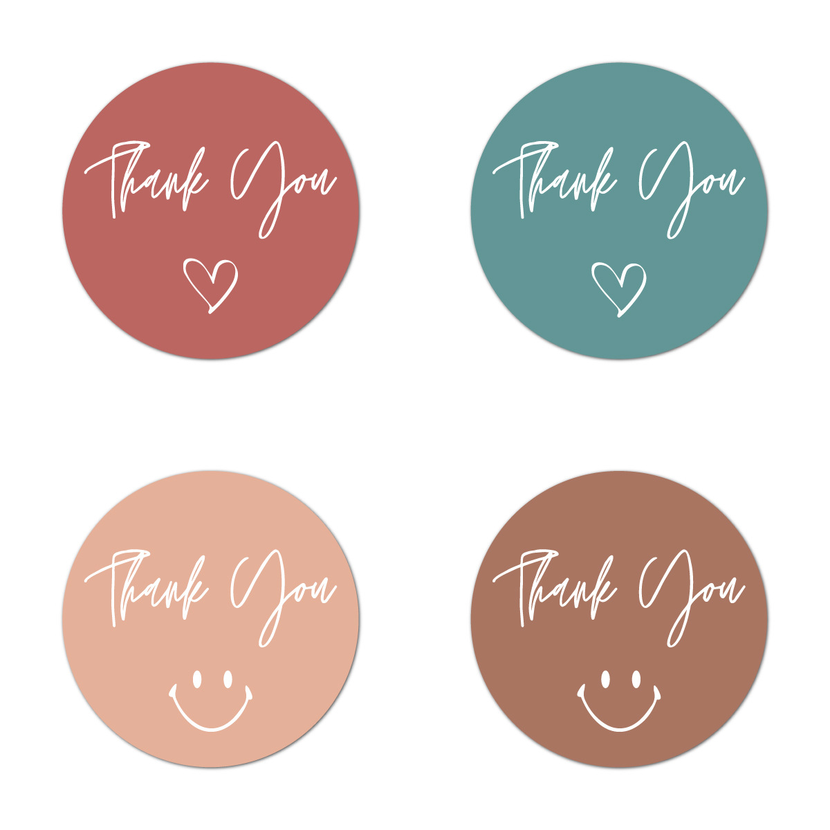 Thank You Stickers Custom