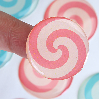 Adhesive Personalised 3d Epoxy Stickers 