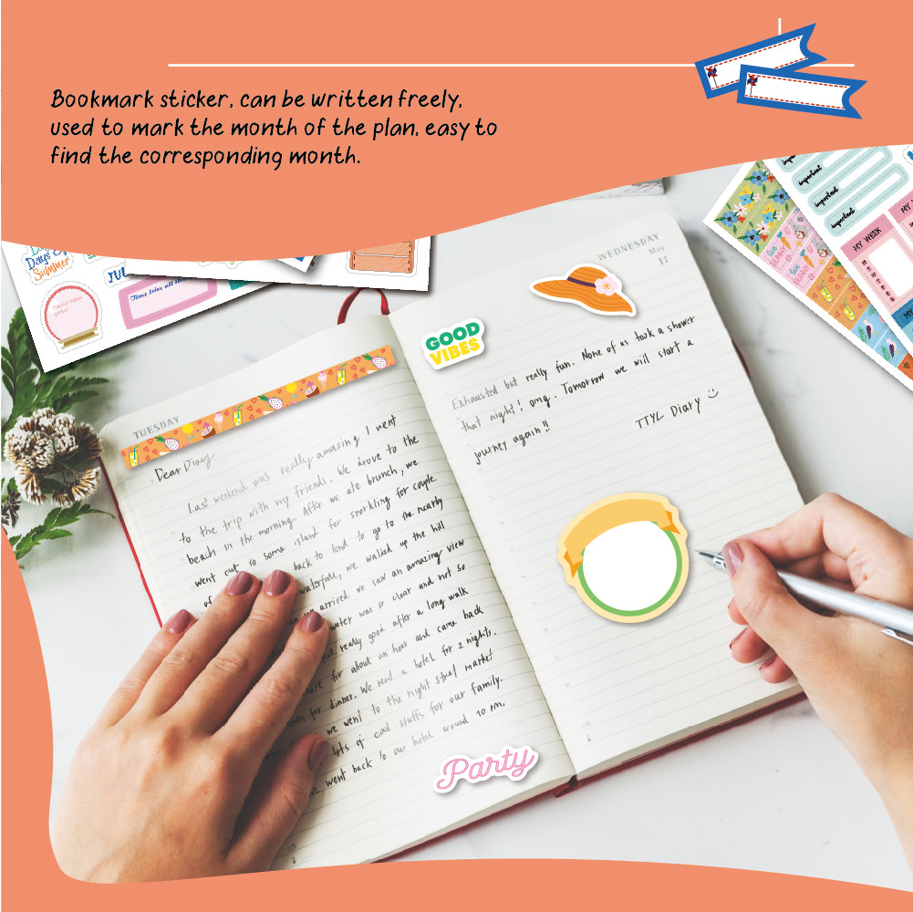 Vintage Seasonal Planner Sticker Sheets, Custom Sticker Pages for Planner
