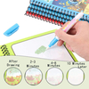 Colourful Magic Water Drawing Notebook Coloring Book with Pen Educational Learning Toys for Kids