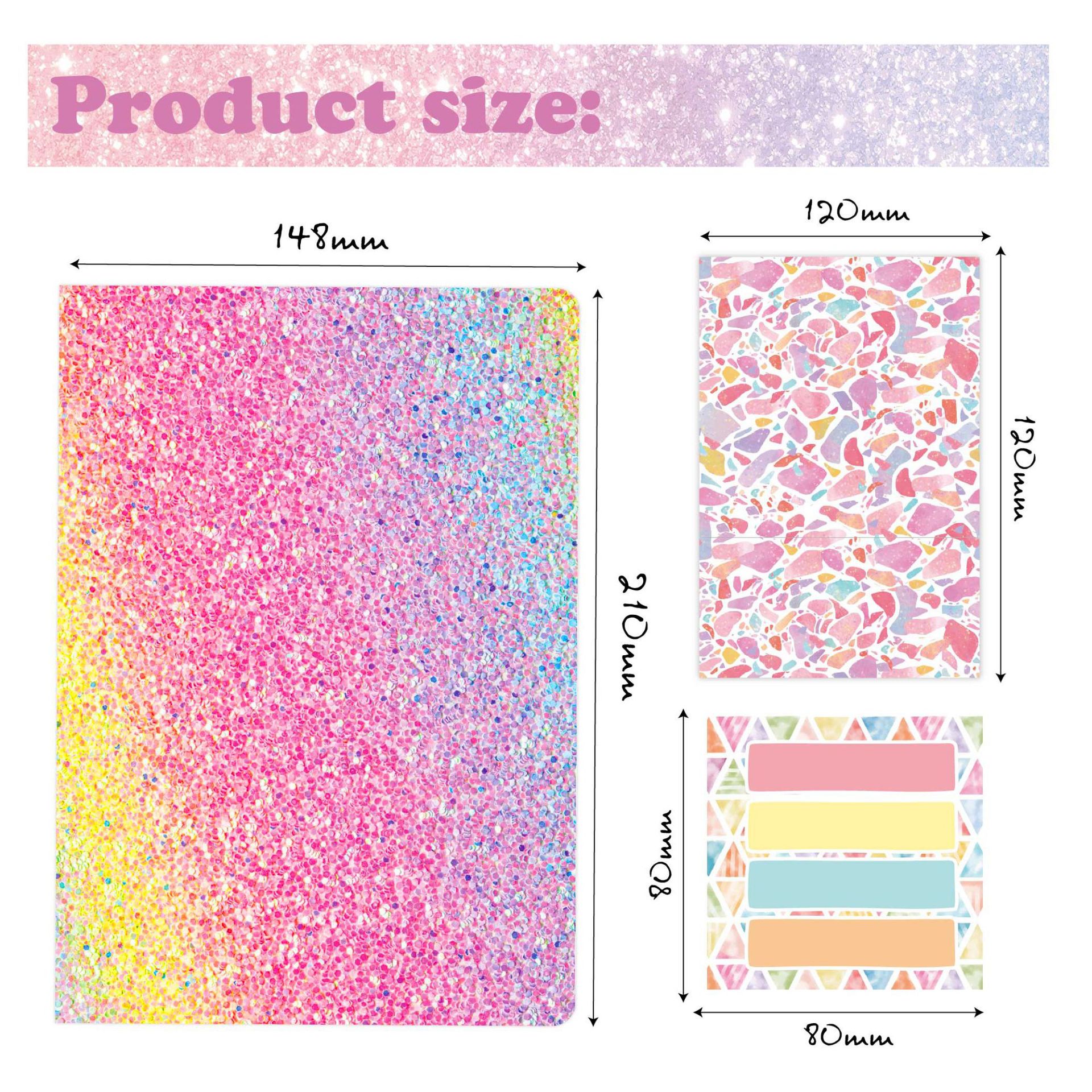 2025 Customized DIY Pen And Journal Set for Tween & Teen Girls Journaling Art Crafts Kit with Thin Stickers Scrapbook Set