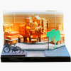 3D Memo Pad Kawaii Sticky Notes Carving Art Notepad