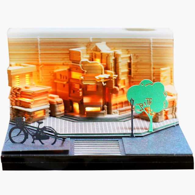 3D Memo Pad Kawaii Sticky Notes Carving Art Notepad