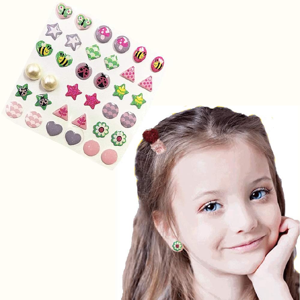 3D Earrings Gems Stickers for Earring Nail Sticker Sheet