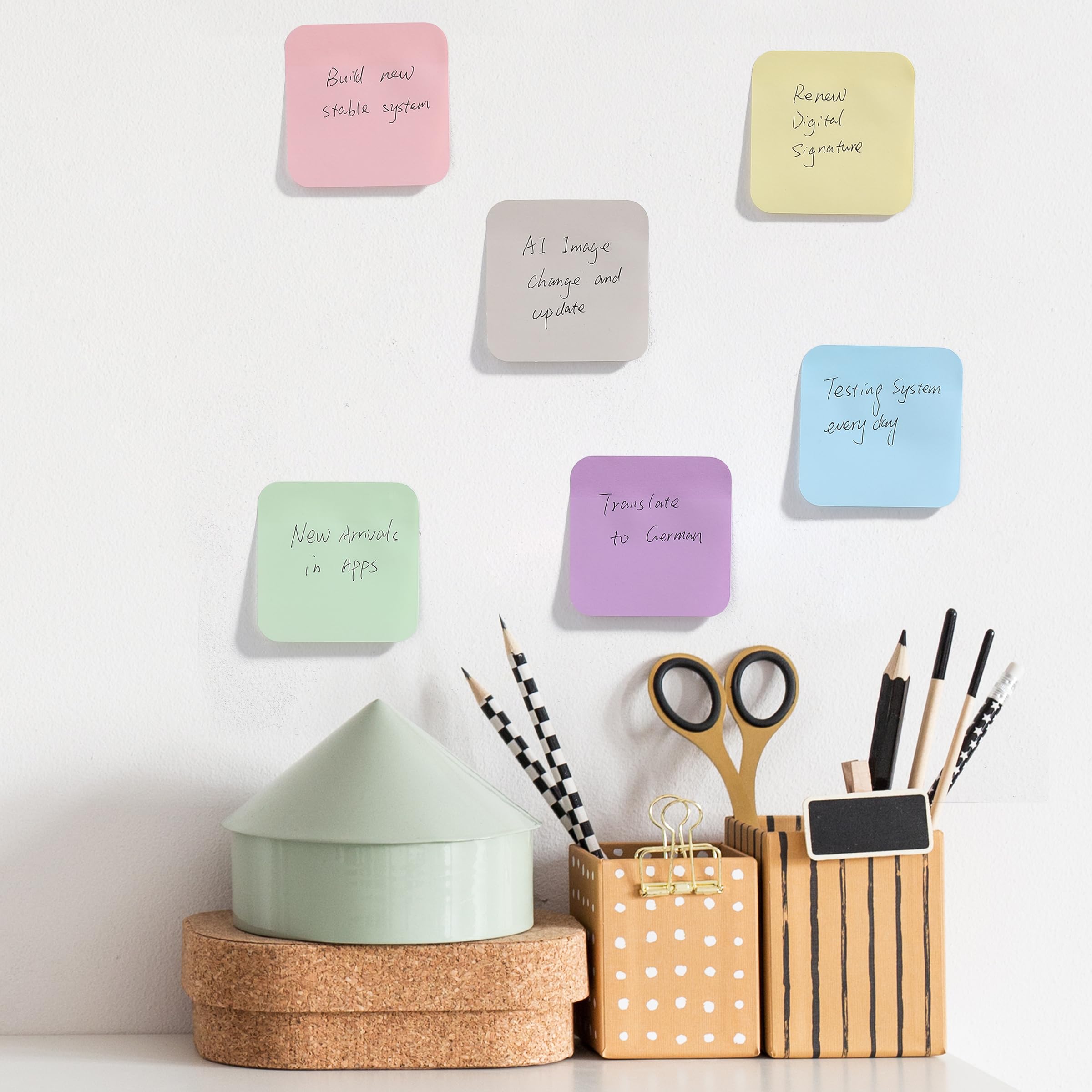 Creative Paper Sticky Note with Round Corner & Multiple-color Colorful Sticky Note Sticky Pads Note Pad