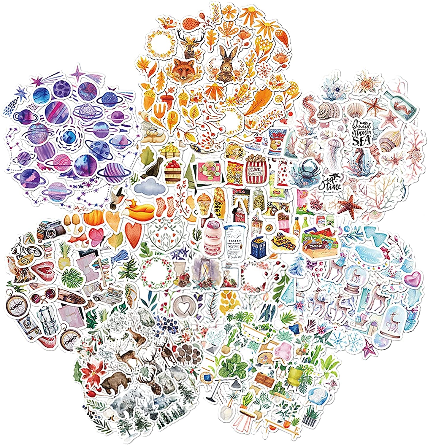 Vintage Scrapbooking Stickers Washi Aesthetic Sticker