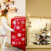 White Snowflakes Window Clings New Year Merry Christmas Decorative Stickers