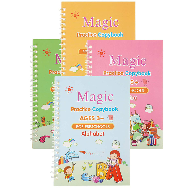 Magic Practice Copybook Kids Reusable Calligraphy Book Handwriting